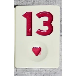 Okey Taşı Kırmızı 13