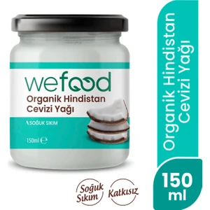 Organik Hindistan Cevizi Yağı 150 ml (Soğuk Sıkım)
