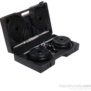 SDS-15 Kg Çantalı Siyah Döküm Ağırlık Set