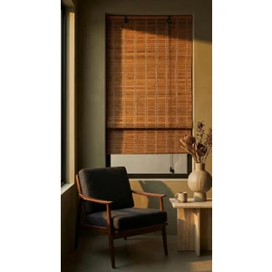 Katlamalı Ahşap Stor Bambu Kapadokya