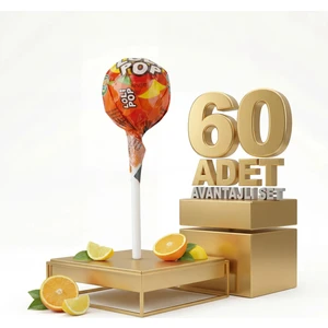 Lolipop Meyve Aromalı Sert Şeker 60X10 gr