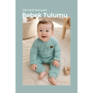Çift Taraf Fermuarlı Bebek Tulumu Tulum