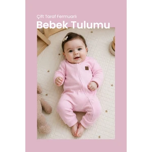 Çift Taraf Fermuarlı Bebek Tulumu Tulum