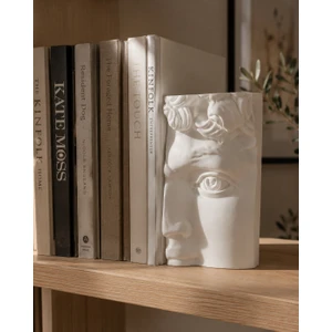 Lusora Design David Büst Heykeli Kitap Tutucu