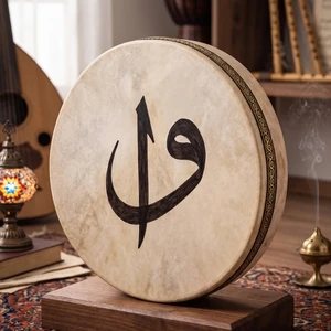 Ritimhane Atölye Vav-Elif Tasarımlı Bendir (Kılıf Hediyeli)