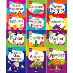 Küçük Kaşifin Boyama Kitabı (12 Kitap)
