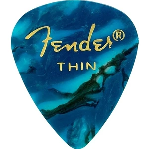 351 Premium Celluloid Picks Ocean Turquoise - Selüloit Materyal - Thin - Menşei: Bilinmiyor