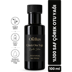 Çörek Otu Yağı %100 Saf ve Soğuk Press 100 ml