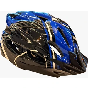 Ks 25 Bisiklet Kask Siyah Mavi