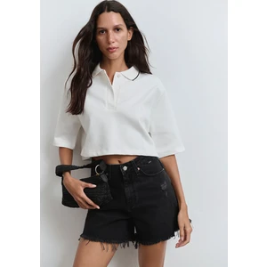 Millie 90LAR Antrasit Jean Şort 1458981230