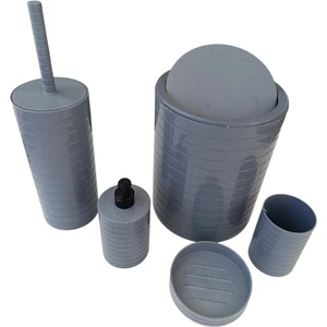 Assess Store Plastik' Banyo Seti Moblen Gri