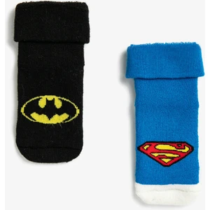Süperman Batman Baskılı  Çorap Set