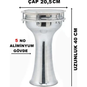 Alüminyum Darbuka 5 No