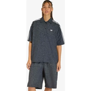 Adidas Aop Kadın Siyah Gömlek.-