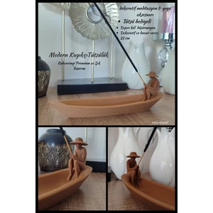 Meta Threed Modern Kayıkçı Tütsülük 20CM - 3D Baskı