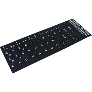 HD3218 Q Siyah Renkli Türkçe Klavye Tuş Takımı Sticker Şık Tasarım ve Evinize Değer Katar