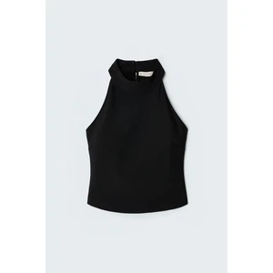Halter Yaka Body - Siyah