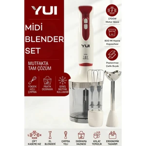 M52 Midiblender 1700w Paslanmaz Çelik 800ml Kapasite