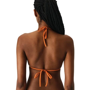 Turuncu Dorothy Üçgen Cup Bikini Üstü