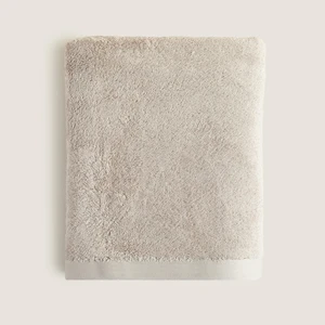 Solıd Bambu Yüz Havlusu 50X90 cm Kum Taşı
