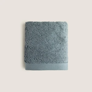 Solıd Bambu El Havlusu 33X33 cm Çelik Mavi