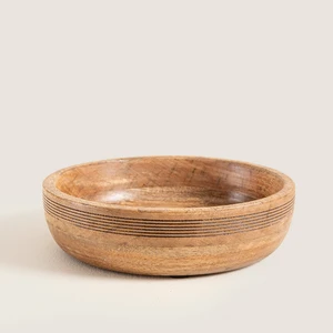 Raye Ahşap Sunum Tabağı 20x20x5 cm Natural