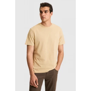 U.s. Polo Assn. Erkek Bej Tişört Basic 50326953-VR011