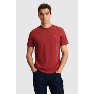 U.s. Polo Assn. Erkek Vişne Tişört Basic 50326953-VR223