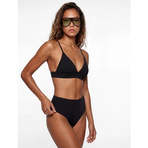 Çapraz Askılı Dokulu Bralet Bikini Üstü