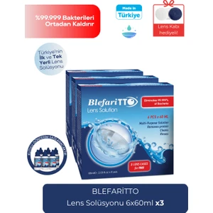 Blefaritto Lens Solüsyonu 6x60 ml 3 Adet