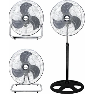3 Pervaneli 130W Sanayi Tipi Vantilatör