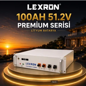 100AH 51.2V Premium Serisi Lityum Batarya
