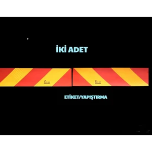 Kamyon Arka Reflektör Etiketi