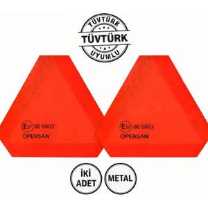 Traktör ve Römork Reflektörü Üçgen