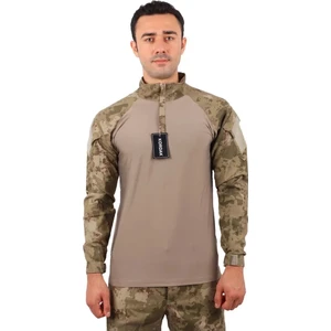 Tsk Taktik Combat Tişört - Askeri Kamuflaj Tactical Gömlek