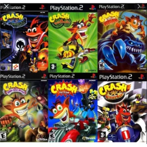 Playstation 2 Crash Serisi Tüm Oyunlar