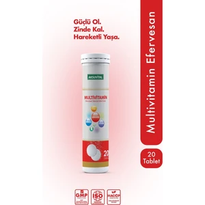 Aksu Vital Multivitamin Efervesan 20 Tablet
