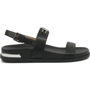 Nine West Ronı Siyah Kadın Düz Sandalet