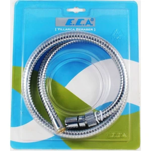 E.C.A ECA 150 cm Duş Spirali Kromajlı Yüzey Özellikli Spiral Burkulmaz Tasarım