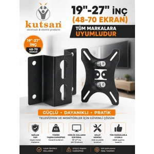 Sharp 24" 61 Ekran LCD Tv Sabit Duvar Askı Aparatı
