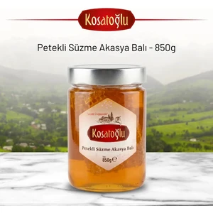 Petekli Süzme Akasya Balı - 850G