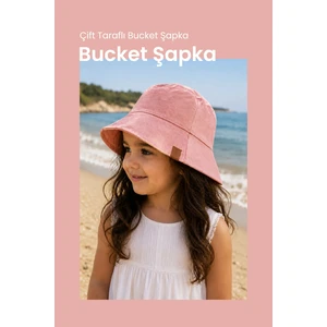 Anne Model Çift Taraflı Bucket Şapka - Uv Güneş Korumalı