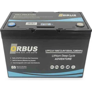 12.8V 100AMP Lifepo4 Akü Bluetooth'lu
