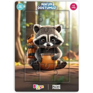 Rakun dostumuz - frame puzzle