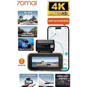 70mai Dash Cam A810 Lite  Ön Kamera