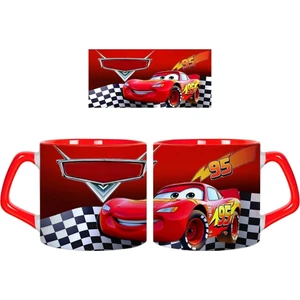 Ghostbastır Design Arabalar Şimşek Mcqueen Kupa Bardak | Tek Adet 030
