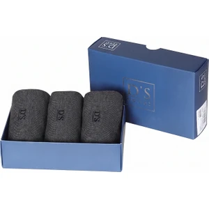 D'S Damat Ds Damat Bambu 3lü Çorap Set Antrasit