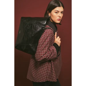 Square Tote Çanta Siyah