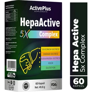 Active Plus Hepaactive 5x Complex 60 Kapsül