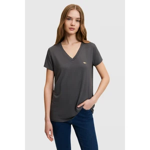 U.s. Polo Assn. Kadın Antrasit Tişört Basic 50321833-VR006